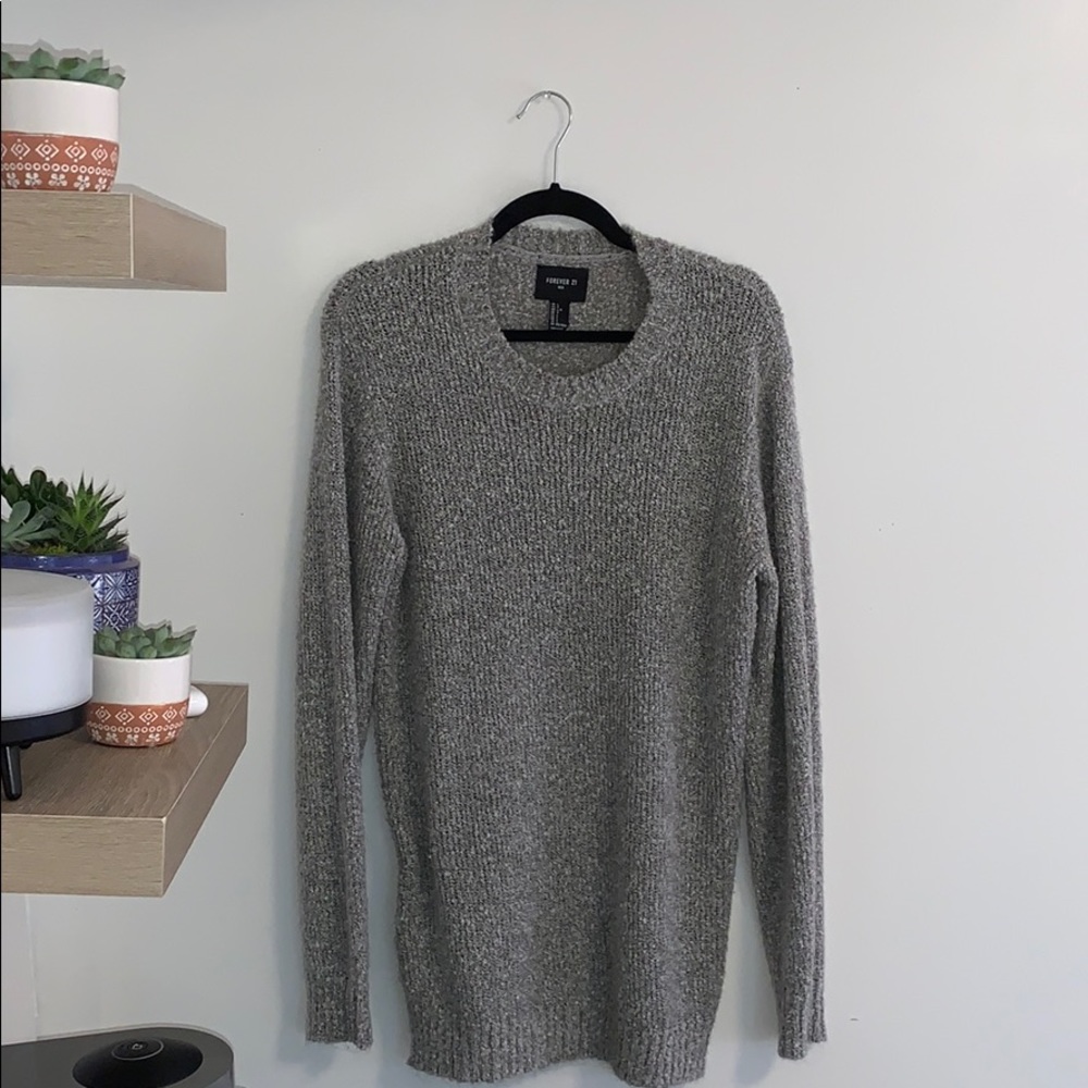 Forever 21 Grey Sweater - Size L